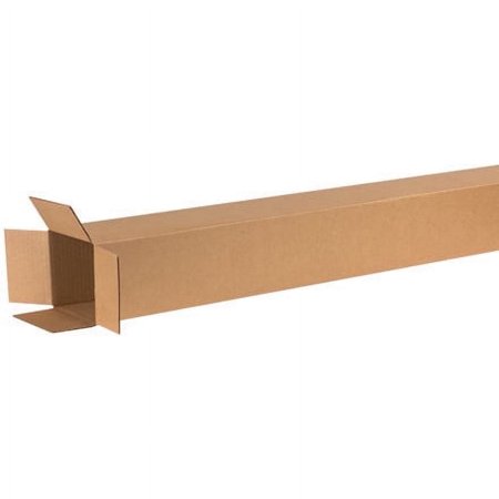 6" x 6" x 60" ECT-32 Tall Corrugated Boxes, 15/Case