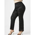 thumbnail image 1 of Rosegal Women's Plus Size & Curve High Rise Lace Pants, 1 of 5