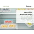 thumbnail image 4 of Cuisinart Reusable BPA-Free Silicone Food Storage Bags, 12pk, Turquoise, Small, Medium, & Large, 4 of 7