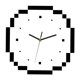 thumbnail image 1 of Reloj de pared de píxeles de mosaico moderno grande de 30 cm, relojes silenciosos para colgar en , sala de , Bar, decoración de ,, 1 of 6