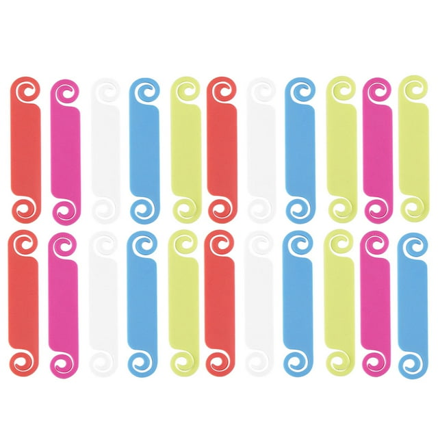 50 Pcs Étiquettes de Câble Multicolores pour Chargeur d'Ordinateur USB