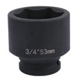thumbnail image 1 of Impact Socket YTKavQ 3/4 Drive, 53 mm, 6 puntos, acero de aleación de cromo molibdeno estándar, 1 of 6