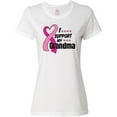 thumbnail image 3 of Inktastic Breast Cancer Awareness I Support My Grandma Pink Ribbon Women's T-Shirt, 3 of 5