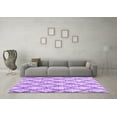 thumbnail image 3 of Ahgly Company Indoor Rectangle Trellis Purple Modern Area Rugs, 7' x 10', 3 of 4