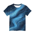 thumbnail image 4 of NAISIBABY Short Sleeve T-Shirt for Boys, Casual Soft Tie-Dye Prints Crewneck Kids Fashion Tee Multicolor 14T, 4 of 5