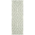 thumbnail image 2 of SAFAVIEH Chatham Xanthia Geometric Wool Runner Rug, Gray/Ivory, 2'3" x 11', 2 of 10