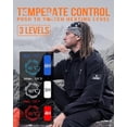 thumbnail image 2 of Heated Hoodie with Battery Waterproof Heated Jacket Sweatshirt for Men and Women, 2 of 10