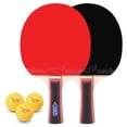 thumbnail image 1 of Raqueta Tenis de mesa Juego de 2 jugadores 2 raquetas de palos de tenis de mesa con 3 pelotas de pin LEIJIAER  Raqueta, 1 of 7