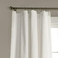thumbnail image 2 of Rosalie Window Curtain Panels White 54x108 Set, 2 of 4