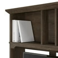 thumbnail image 3 of Bush Furniture Salinas Farmhouse 60 in L Shape Desk with Hutch, Box Drawer and Storage Cabinet in Ash Brown (Ships in 2 boxes), 3 of 5
