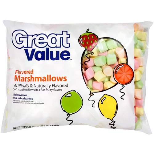 Great Value Flavored Marshmallows, 10.5 oz