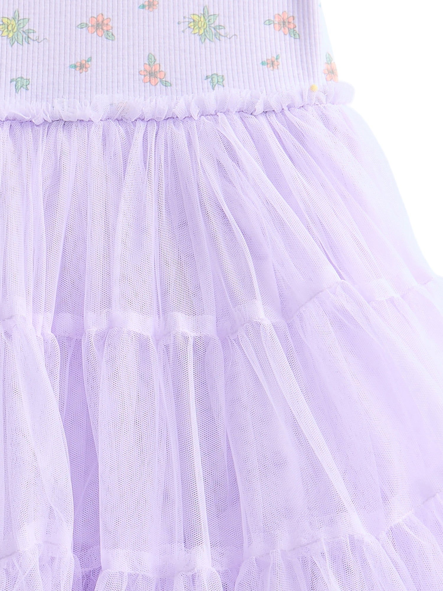 Disney Princess Girls' Graphic Tutu Dress with Short Sleeves, Sizes 4-12