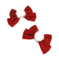 thumbnail image 5 of Pompoms Hairpin New Year Hair Clip Blingbling Elegant Christmas Barrette Bunches Headwear Sweet Balletcore Trend, 5 of 9
