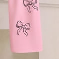 thumbnail image 7 of Two Piece Sets for Girls Long Sleeve Bow Print T Shirt Top and Wide Leg Pants Set Girl Spring Clothes Cute Clothes for Girls 5-6 Years, 7 of 7