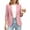 *Pink, variant on ClodeEU Women's Single Button 3/4 Sleeve Blazer,Casual Lightweight Lapel Work Jacket Black,Women's Plus L