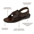 thumbnail image 6 of Elan Buckle - Leather Thick Strap Sandal - Mens Sandals, 6 of 9