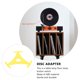 thumbnail image 3 of KAKOWELY Adaptador De Plástico Amarillo Para Vinilos Con Estable Para Tocadiscos En Hogar, 3 of 8