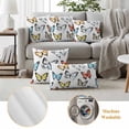 thumbnail image 6 of Spring Summer Butterflies Outdoor Waterproof Pillow Covers, Farmhouse Butterfly Decorative Square Throw Pillowcase Sofa Cushion Sham for Patio/Couch/Chair, 16"x16" 2 Pack, 6 of 8