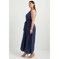 thumbnail image 5 of June & Vie Women's Plus Size Pleated Halter Maxi Dress, 5 of 6