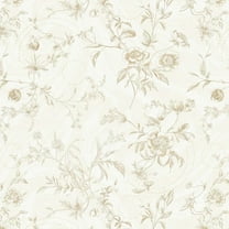 Ismoon Floral Peel and Stick Wallpaper Vintage Beige Stick on Wall Paper French Textured Contact Paper for Cabinet Removable Self Adhesive Wallpaper Vinyl Roll Shelf Decro 17.3x393in
