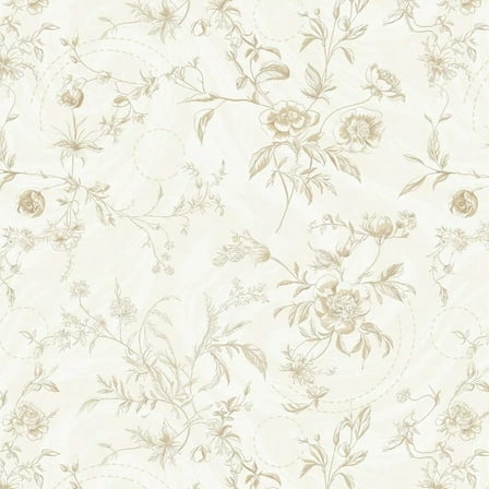 Ismoon Floral Peel and Stick Wallpaper Vintage Beige Stick on Wall Paper French Textured Contact Paper for Cabinet Removable Self Adhesive Wallpaper Vinyl Roll Shelf Decro 17.3x393in
