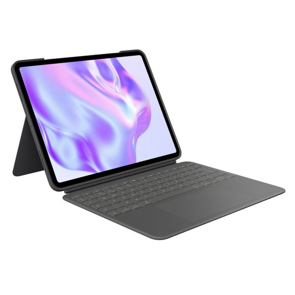 Logitech Combo Touch iPad Pro 13-inch (M4)(2024) Keyboard Case - Detachable backlit keyboard with kickstand, comfortable typing, multi-use mode - Graphite