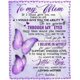 thumbnail image 3 of LHSHID Personalized Custom Name Message Blanket to My Mom from Son I'll Always be Your Little Boy Loving Mom Cozy Soft Microfleece Travel Blanket Travel or Lounging at Home, 3 of 6