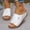 White, variant on Thick Bottom Peep Toe Crocodile Pattern Women's Sandals