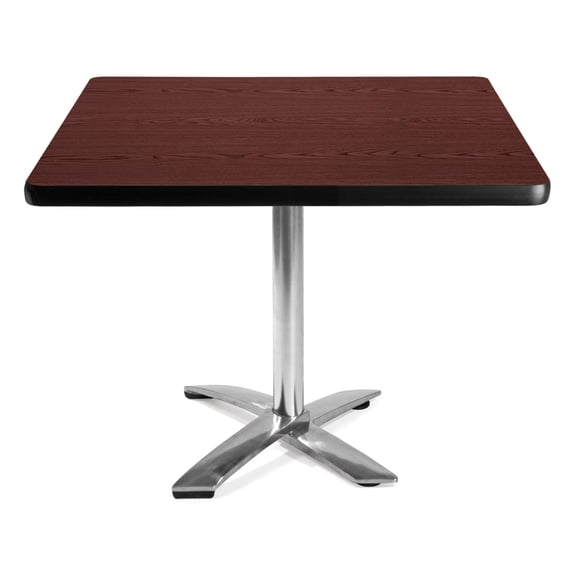 OFM Model FT42SQ 42" Square Flip-Top Multi-Purpose Table, Mahogany