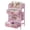 Pink, variant on Makeup Cart Organizer with 4 Drawers, Vanity Storage Organizer, Large Floor Skincare Organizers Cosmetics Display Cases for Skin Care Perfume Nail Polish, Black