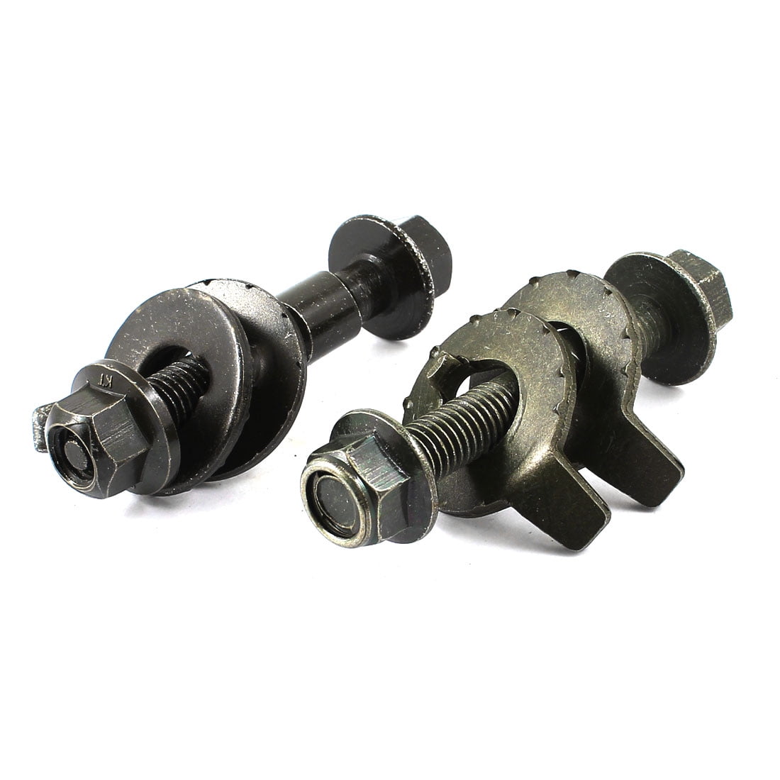 Unique Bargains 2 Pcs Steel FourWheel Alignment Eccentric Bolts Screws