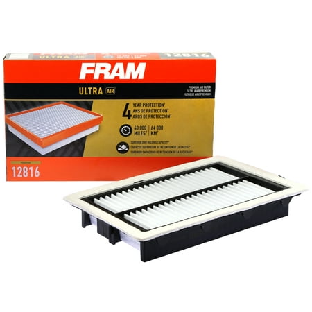 FRAM Ultra Air XGA12816, Premium Engine Air Filter, 40K mile Protection for Hyundai and Kia Vehicles Fits select: 2021-2023 HYUNDAI SANTA FE, 2021-2023 KIA SORENTO
