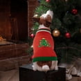 thumbnail image 7 of PUMYPOREITY Dog Sweater Christmas Tree Holiday Pet Clothes Warm Dog Costume Apparel Winter Pet Coat for Small Medium Dog Puppy, Red, 7 of 7