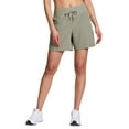 thumbnail image 3 of RBX Active Women's Knit Waist Stretch Woven Walking Short With Pockets, 3 of 4