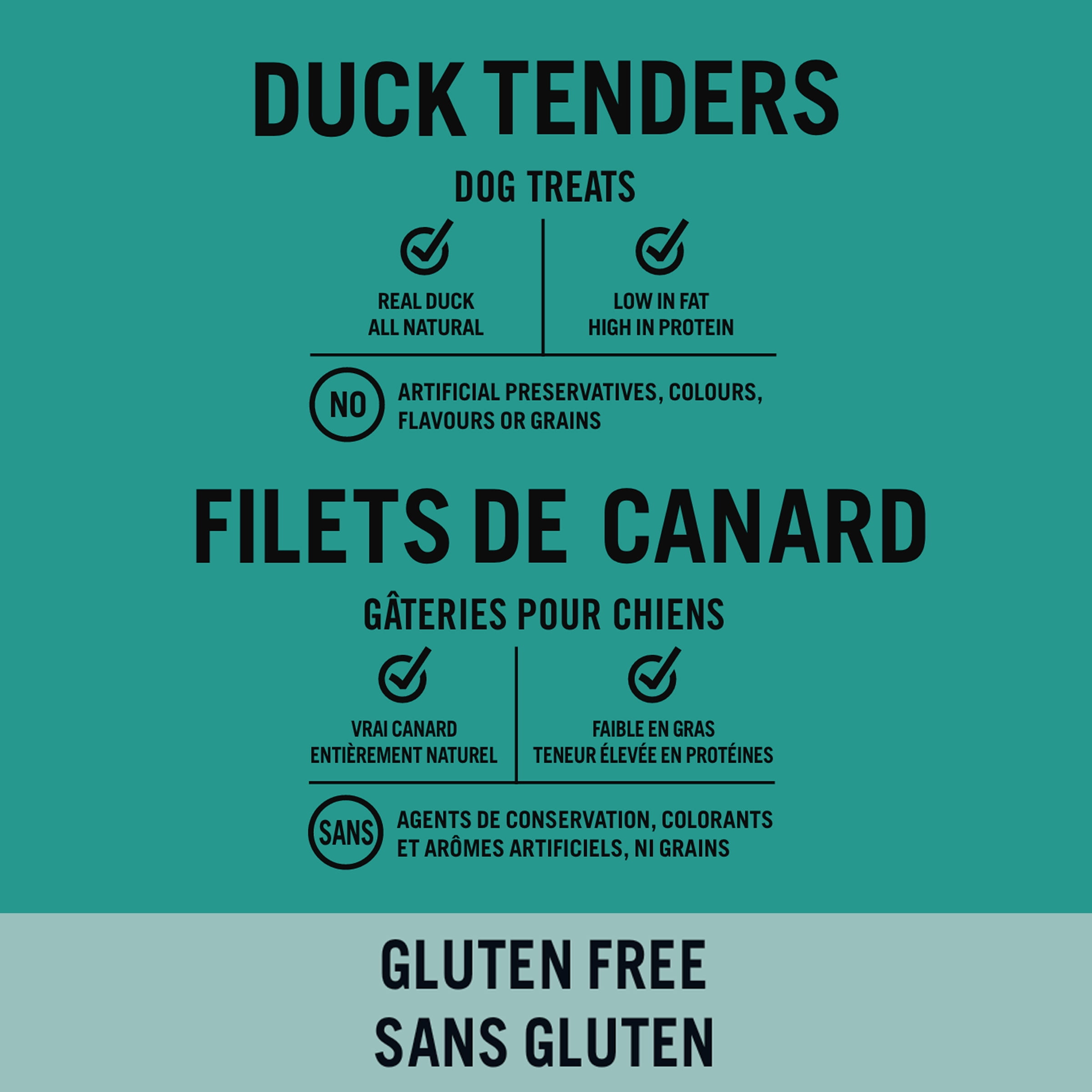 Pure Balance Duck Tenders Dog Treats, 1 kg