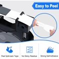 thumbnail image 3 of WWS-GREENCYCLE 2PK Ruban Blanc sur Étiquette Transparente Compatible pour Dymo D1 45020, 1/2 Pouce, Étiqueteuse 360D (2PK 45020), 3 of 4
