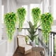 thumbnail image 1 of Enredaderas de 4 plantas artificiales colgantes • Plástico realista para decoración exterior e interior • 4 plantas artificiales de clorofido, 1 of 5