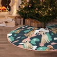 thumbnail image 5 of Bingfone Christmas Tree Skirt Mat Christmas Decoration Interior 30" -Labrador Retriever Dog, 5 of 6