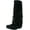 Black, variant on I Love Kids Ava-18K Children's 3-Layers Fringe Moccasin Style Mid-Calf Boots