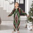 thumbnail image 6 of Vzayyk 4T-14Y Size Aviliable Cozy One-Piece Footless Sleeper Pajama Green Red Diamonds, 6 of 8