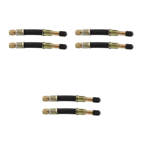 Raindrops MLINS 6 pcs Heavy Duty Tire Valve Stem Extender for Quick Simple Installation Suitable for Multiple Vehicle