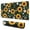 DarkBlue Sunflower Bee-1, variant on Long Mouse Pads for Desk,DarkBlue Sunflower Bee Pattern Desk Mats on Top Of Desks, Desk Mouse Pad Extra Large with 3mm Non-Slip Base and Stitched Edge for Gaming,Office,Work,Home 31.5"x11.8"