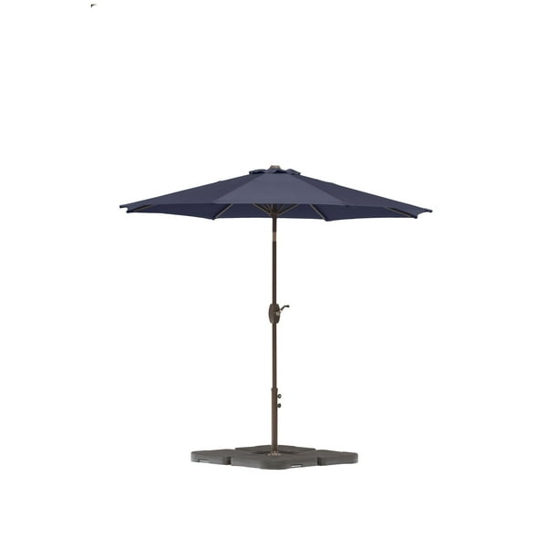 Westin Outdoor Amada 9 Ft Aluminum Patio Umbrella With Tilt Crank Base Not Included Walmart Com Walmart Com