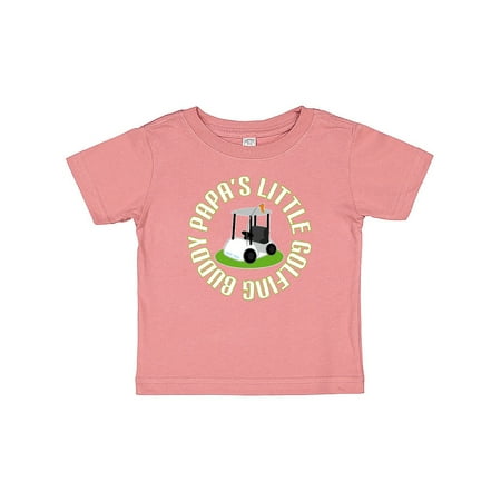 

Inktastic Papa s Little Golfing Buddy Gift Baby Boy T-Shirt