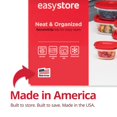 thumbnail image 4 of Recipientes para almacenamiento de alimentos Rubbermaid EasyStore, juego de 18 piezas, 4 of 6