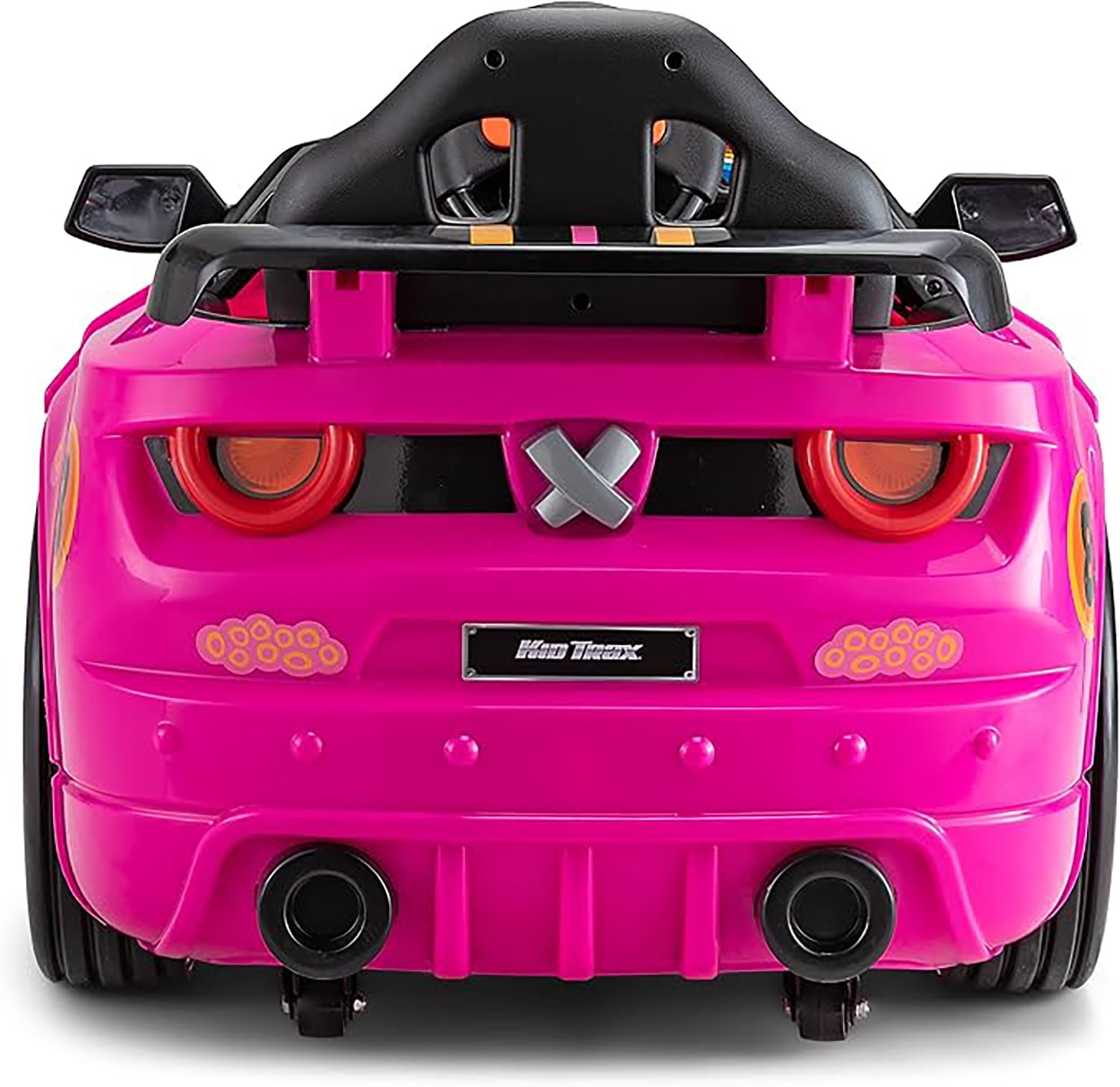 Kid Trax Dizzy Racers 6V Ride On Electric Car – 360° Spin, Up to 66lbs, Ages 2-5, Pink