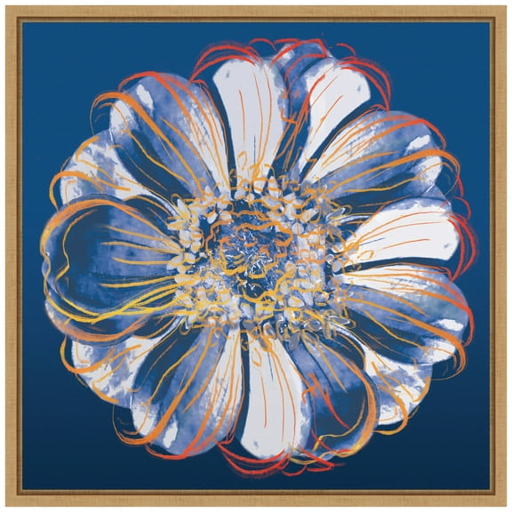 Amanti Art Flower Pop Pastel I Framed Canvas Wall Art Print