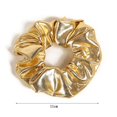 thumbnail image 4 of Trianu 3Pcs Silk Scrunchies, Hair Ties, Golden Silk Hair Ties, Elastic Hair Ties, Ponytail Holder for Women Girls, 4 of 5