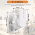 thumbnail image 2 of 2PCS Universal Speaker Wall Mount Bracket Ceiling Stand Clamp with Adjustable Swivel and Tilt Angle Rotation, 2 of 5