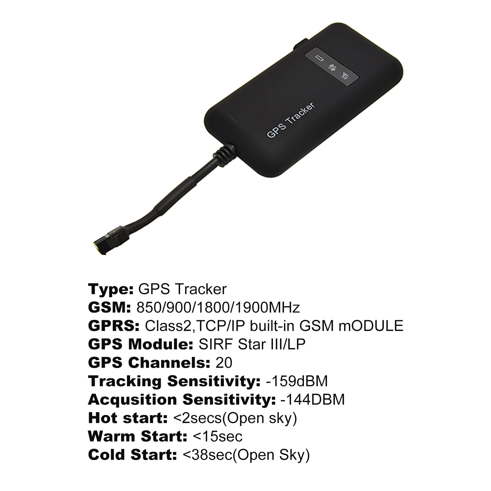 SPRING PARK GT02/TK110 GPS Tracker Accurate Hidden and Open Installation Quality Exquisite Device for Outdoor Activities - Walmart.com